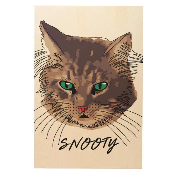 Personalized Wood Wall Art of your Cat!