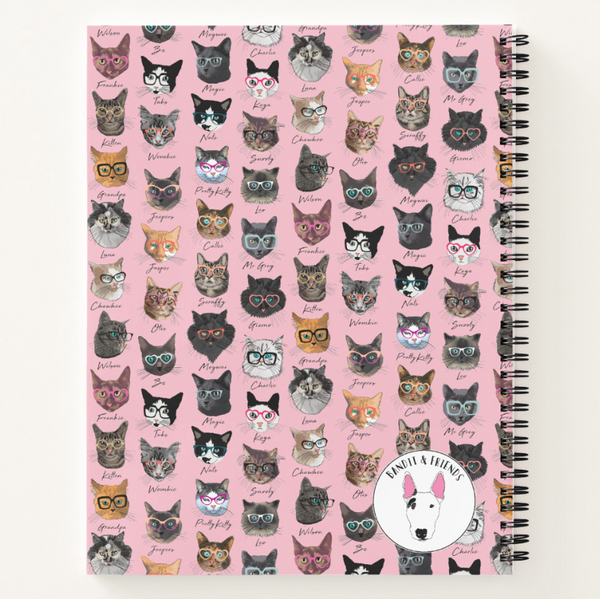 Busy Right Meow Spiral Notebook