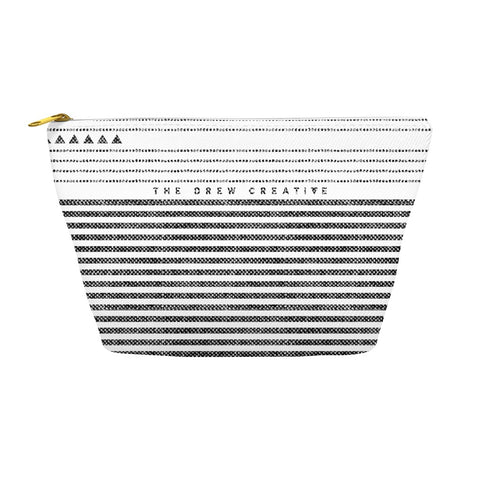 The Striped Recycled Zippy Pouch