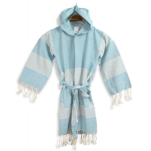 Kid's Organic Mediterranean Bath/Beach Robe