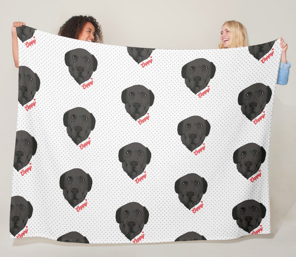 Custom Pet Blanket // One Dog