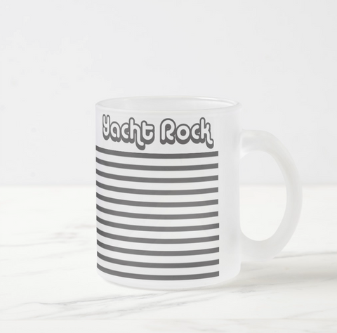 Yacht Rock Stripe // Frosted Beer Mug