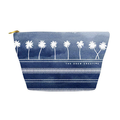 Indigo + Water Recycled Zippy Pouch