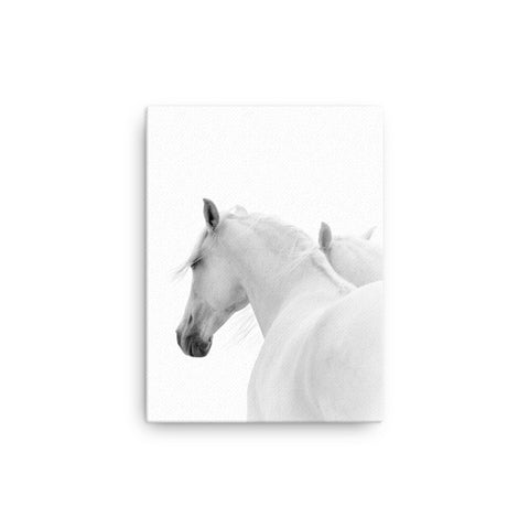 The White Horses on Canvas