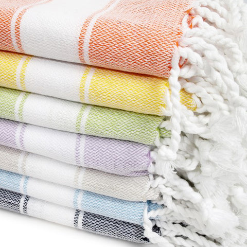 Organic Mediterranean Hand Towels // Solid